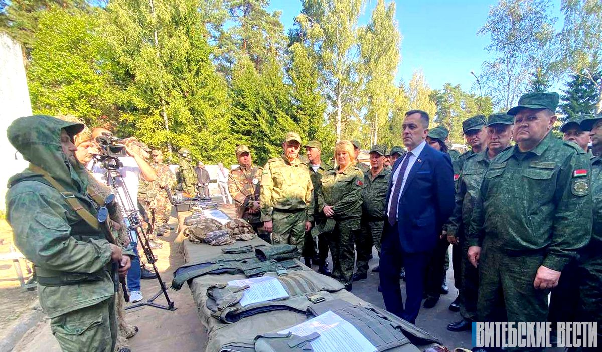 В Полоцком районе завершается сбор территориальной обороны