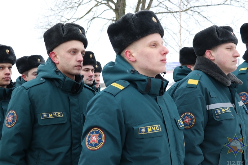 Спасатели Витебщины торжественно принесли клятву на верность Родине