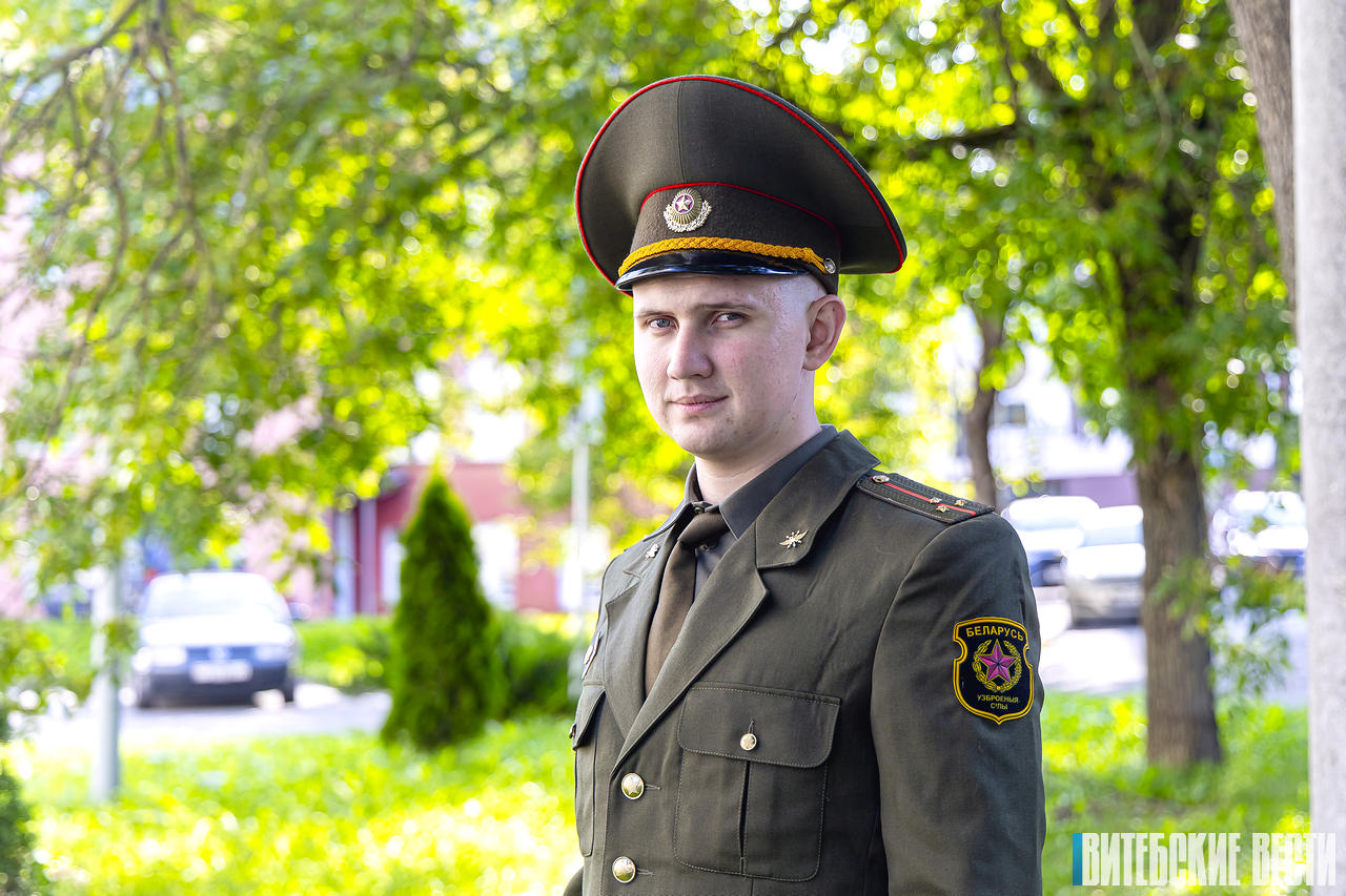 От курсанта до старшего лейтенанта: как Никита Грабун строит военную карьеру в Витебске