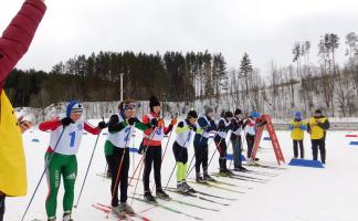 В Витебской области прошли соревнования по лыжным гонкам Департамента охраны МВД Республики Беларусь