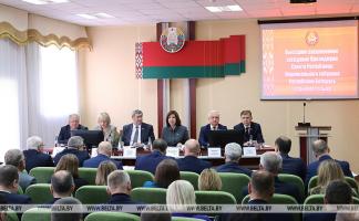 В Лепеле проходит заседание Президиума Совета Республики Национального собрания Беларуси по вопросам работы с обращениями граждан в Витебской области