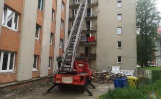 В Витебске на пожаре в общежитии эвакуировано 75 человек, в том числе 10 детей