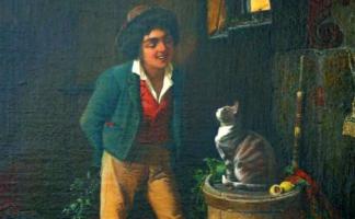 «Мальчик с кошкой»: история шедевра живописи из фондов Витебского художественного музея