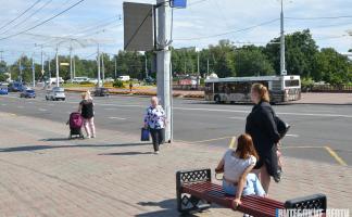 Табло с расписанием транспорта в Витебске по-прежнему безмолвствуют
