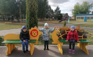 Новый арт-объект недавно появился на территории детского сада в Сураже Витебского района