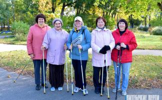 Около 500 пожилых людей примут участие в марафонах по скандинавской ходьбе в Витебской области