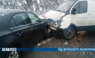 Два человека пострадали в ДТП в Бешенковичском районе