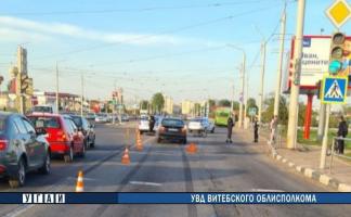Несовершеннолетний велосипедист попал под колеса авто в Витебске