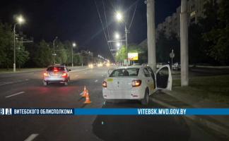Пьяный таксист совершил ДТП в Витебске. Есть пострадавшие