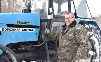 Тракторист из Лиозно Михаил Пухов: «Нужно ответственно подходить к работе»