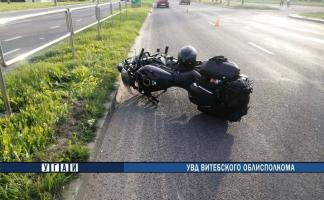 В Витебске произошло ДТП с участием мотоциклиста