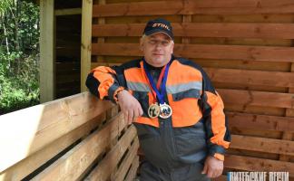 Павел Васильев из Россон среди лучших вальщиков леса в Витебской области