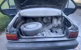 В Новополоцке парень получил травму в результате пожара в автомобиле