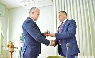Председатель Витебского облисполкома Александр Субботин представил нового главу Сенненского района