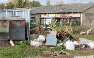 В Коптях проблемы с мусором и благоустройством, из Витебского райисполкома пришел ответ