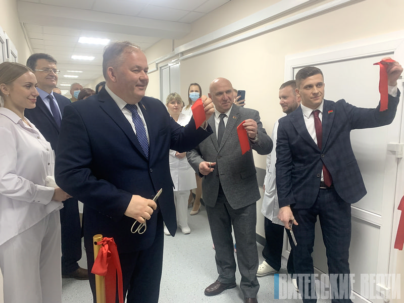 В Витебской городской клинической больнице №1 открыли после ремонта реанимационное отделение