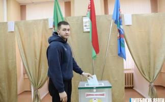 Как проходит досрочное голосование на одном из участков в Витебске