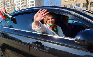 В Витебске стартовал автопробег «За единую Беларусь»