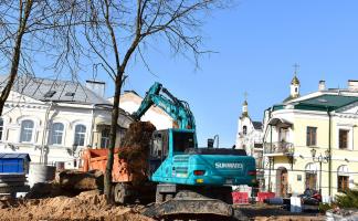 В историческом центре Витебска проходит масштабная реконструкция тепловых сетей