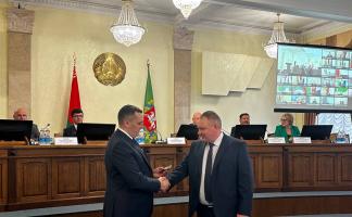 Александр Субботин представил нового председателя комитета по сельскому хозяйству и продовольствию облисполкома и военного комиссара области