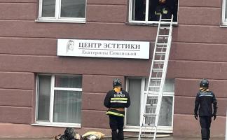 Спасатели ликвидировали пожар по улице Ленина в Витебске