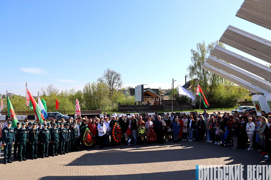 Областной патриотический марафон «Автопоезд памяти» прибыл в Оршу