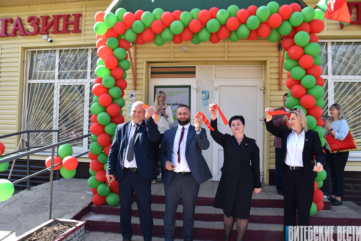 В деревне Должа Витебского района открылся новый магазин