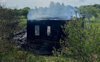 На пожаре в окрестностях Витебска погиб мужчина