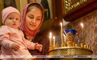 Православные верующие празднуют Вознесение Господне