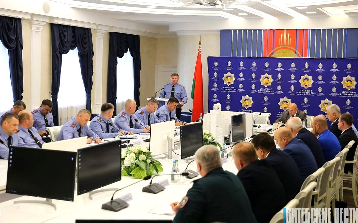 Витебск посетил временно исполняющий обязанности министра внутренних дел Юрий Назаренко