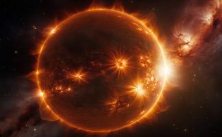 Пять мощных вспышек произошли на Солнце 14 июля