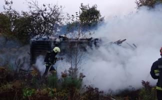 В Полоцке горела баня: на месте пожара обнаружен труп мужчины