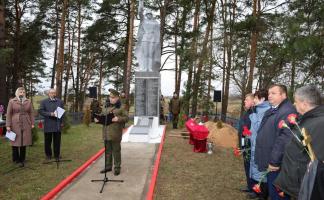 В Бешенковичском районе перезахоронили останки советских воинов, погибших в годы Великой Отечественной войны