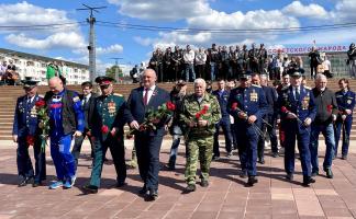 Витебск встретил патриотический автопробег «Города-герои – города героев»