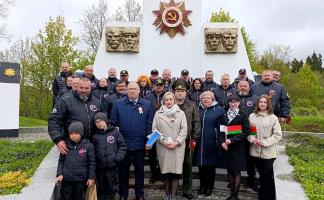 Лиозно встретило участников международного мотопробега, посвященного 80-летию Победы советского народа над фашизмом