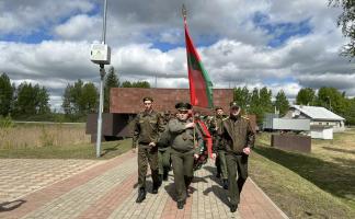 В Дубровенском районе перезахоронили останки красноармейцев