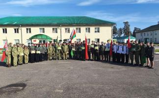 В Полоцке прошел слет объединенного военно-патриотического клуба Полоцкого пограничного отряда «Юная граница»
