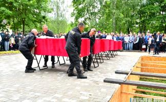 В Полоцке перезахоронили останки 195 мирных жителей, убитых фашистами во время Великой Отечественной войны