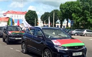 В Шумилинском районе прошел гражданско-патриотический автопробег «Дорогами памяти и подвига»