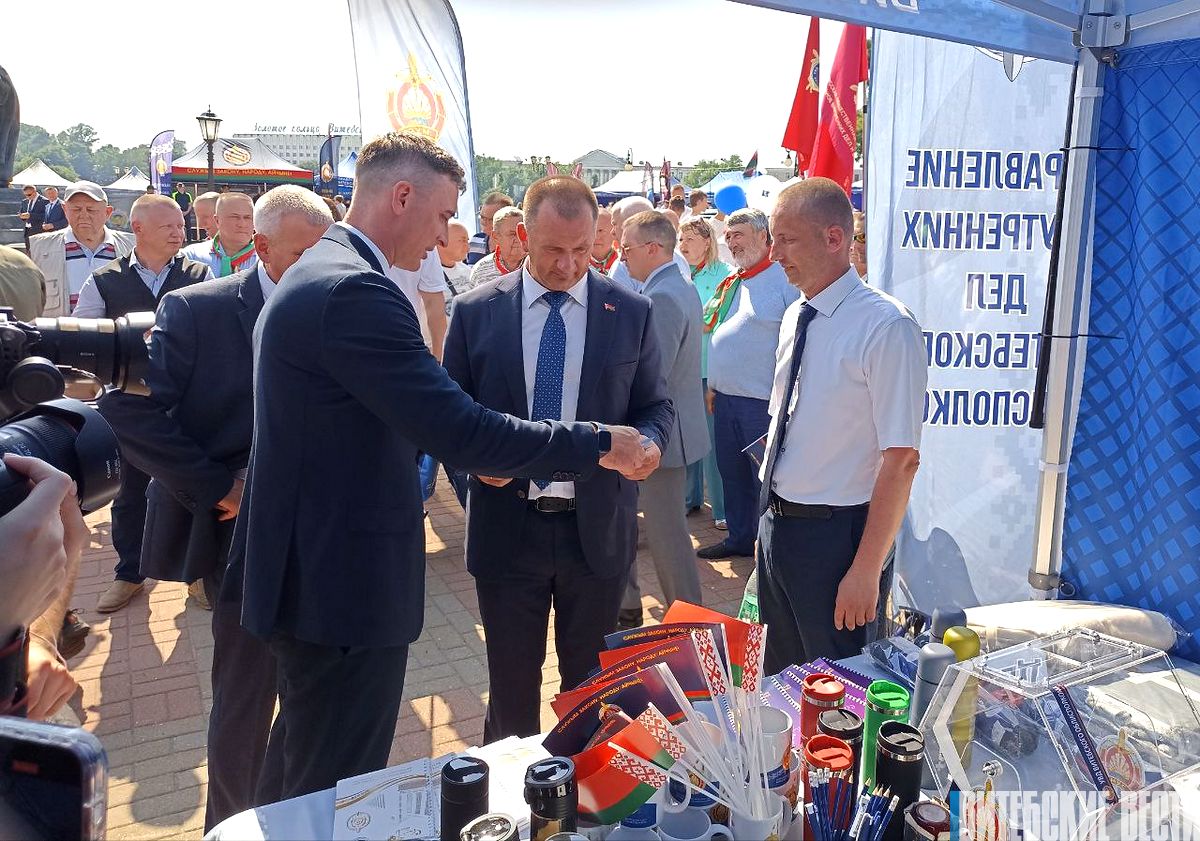Традиционная акция МВД «За безопасность – вместе!» проходит в Витебске
