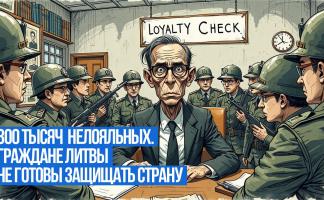 300 тысяч нелояльных. Граждане Литвы не готовы защищать страну