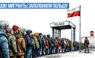 Шок! Мигранты заполонили Польшу