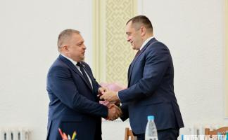 ФОТОФАКТ: Александр Субботин представил активу Чашникского района нового председателя райисполкома – Дмитрия Станкевича
