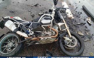 В Витебском районе в ДТП погиб мотоциклист