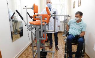 Немецкие друзья помогли приобрести тренажер — имитатор ходьбы в отделение реабилитации в Полоцкой центральной городской больницы