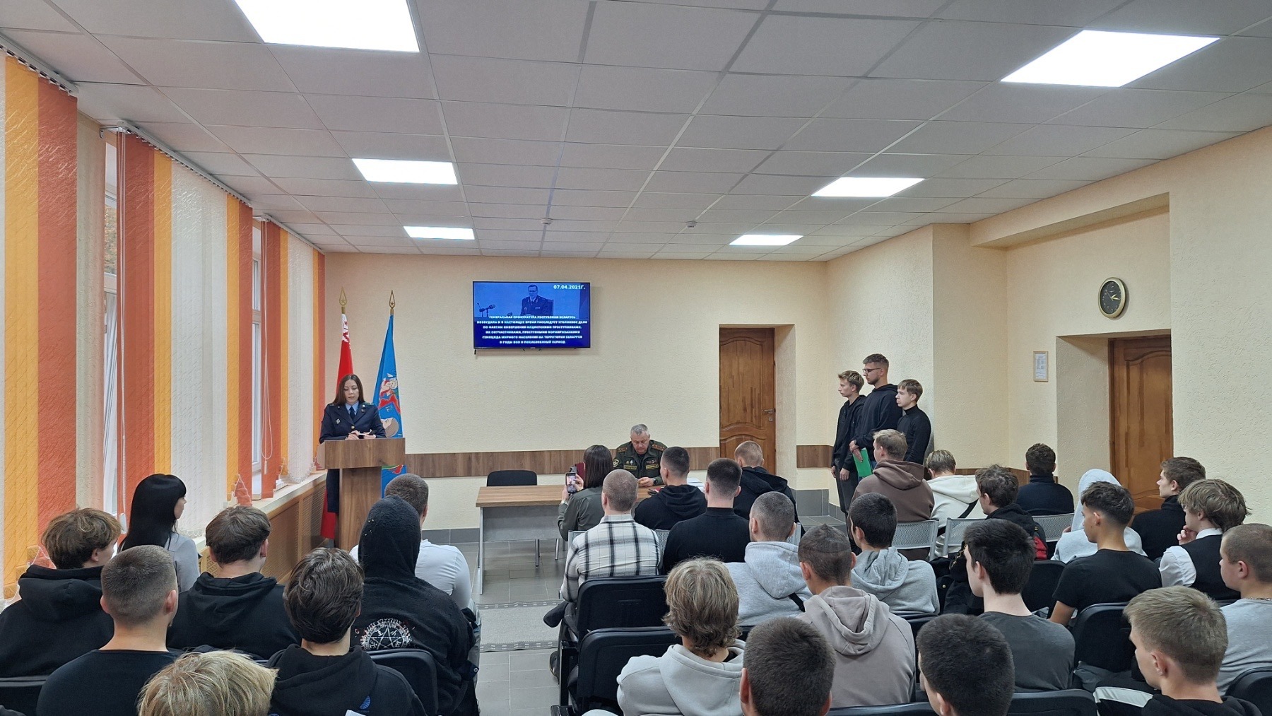 Старший помощник прокурора Витебской области рассказала призывникам о важности сохранения исторической памяти