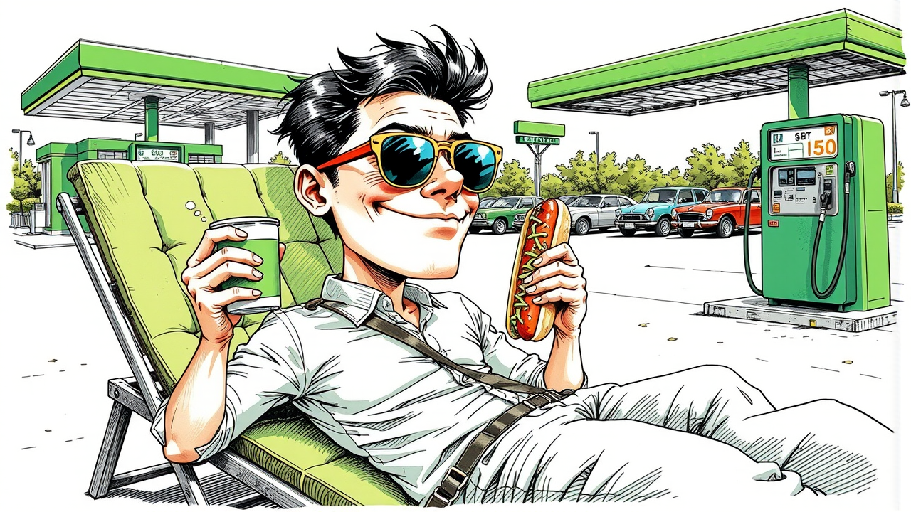 Кофе, очереди и фейки: что на самом деле происходит на белорусских заправках