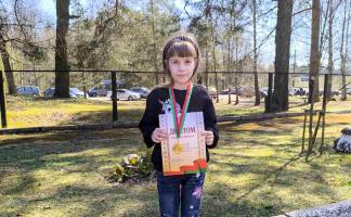 Валерия Мороз из Постав стала чемпионкой Беларуси по быстрым шахматам среди девочек до 8 лет