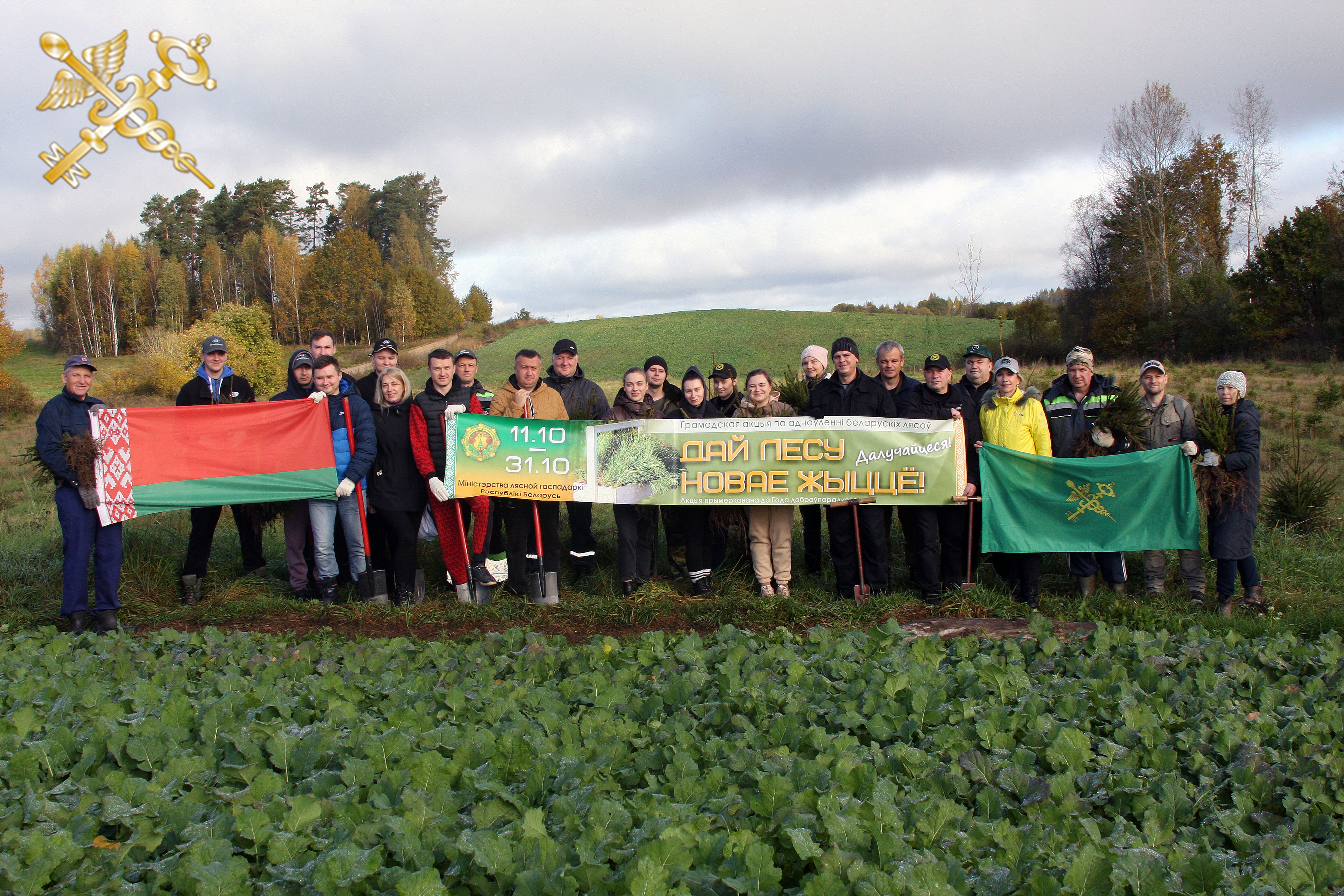 Витебская таможня и Витебский филиал РУП «Белтаможсервис» приняли участие в республиканской акции «Дай лесу новае жыццё!»