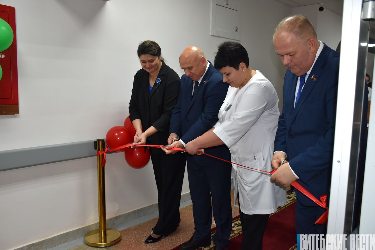 В Бешенковичской ЦРБ после ремонта открылся кабинет флюорографии 